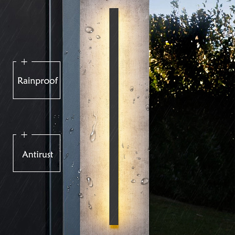 Kumira – Schlanke Outdoor Wandlampe