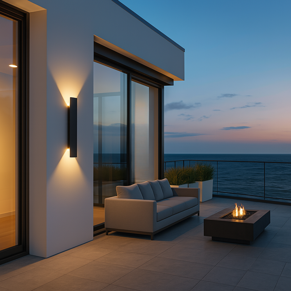 Sorai – Wasserfeste LED Aluminium-Wandleuchte