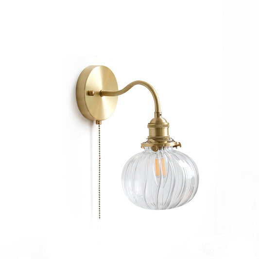 Tommy – Vintage Wandleuchte aus Glas