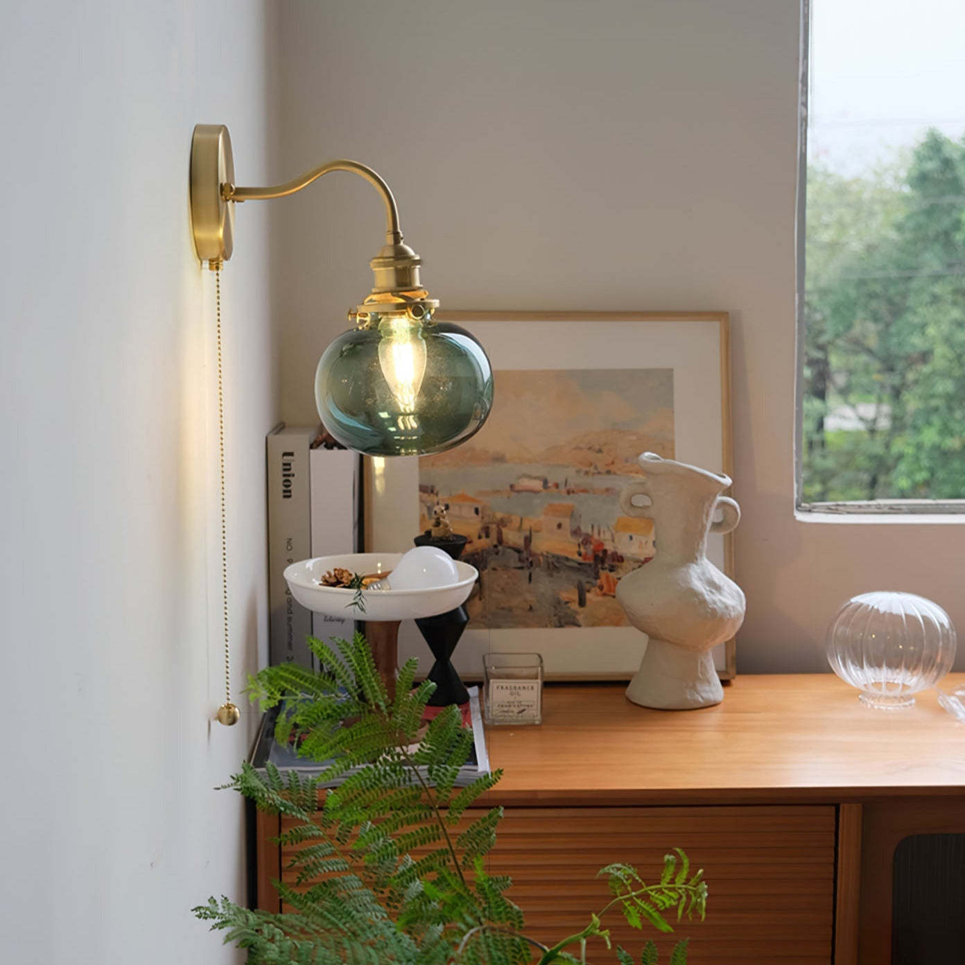 Tommy – Vintage Wandleuchte aus Glas