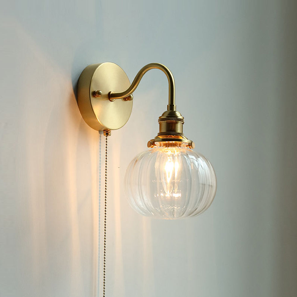 Tommy – Vintage Wandleuchte aus Glas