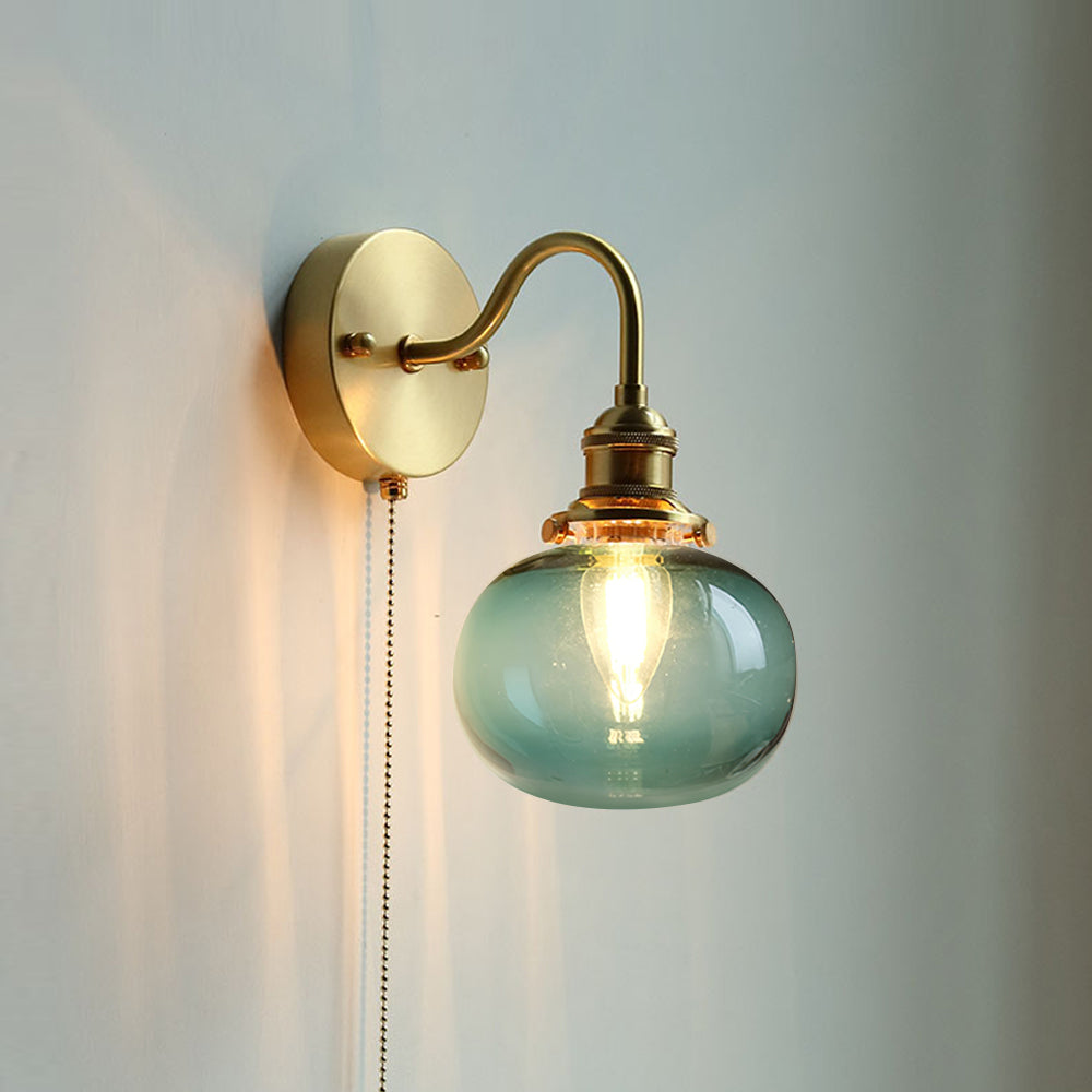 Tommy – Vintage Wandleuchte aus Glas