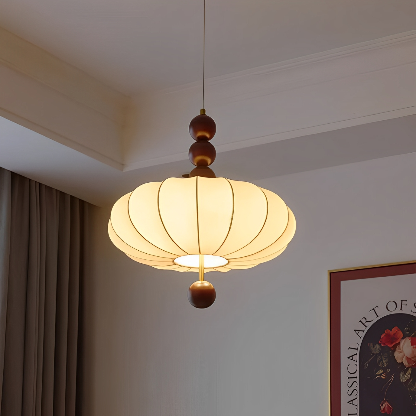 Miro – Retro-Kronleuchter mit Glaskugeln für Schlafzimmer & Lounge