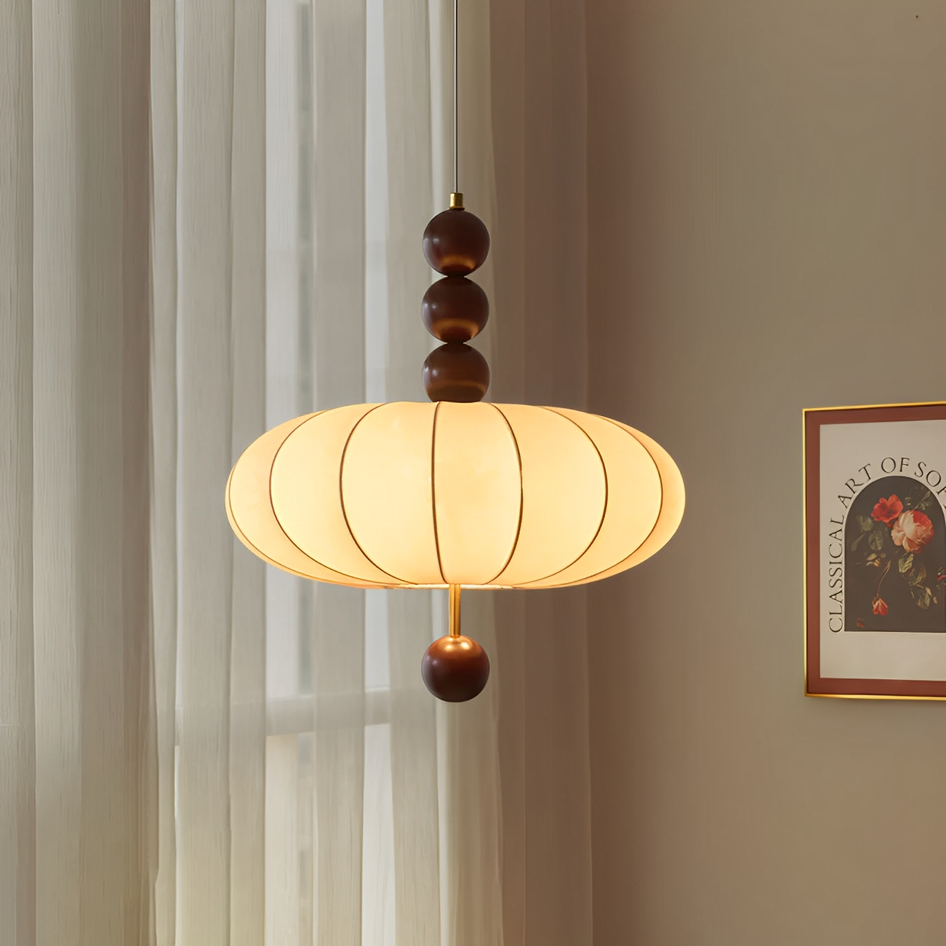 Miro – Retro-Kronleuchter mit Glaskugeln für Schlafzimmer & Lounge