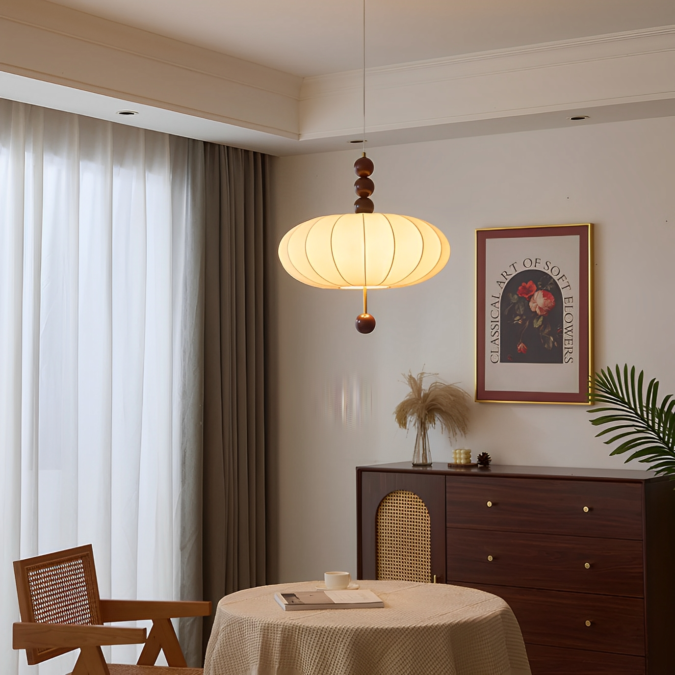 Miro – Retro-Kronleuchter mit Glaskugeln für Schlafzimmer & Lounge