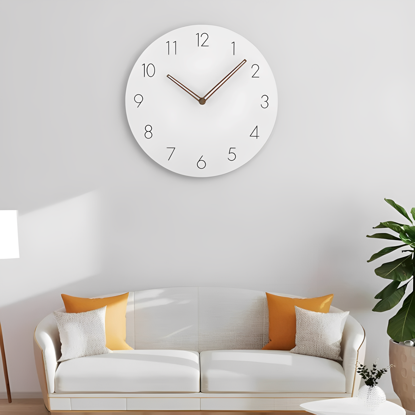 Zendy – Farbige Minimalistische Wanduhr