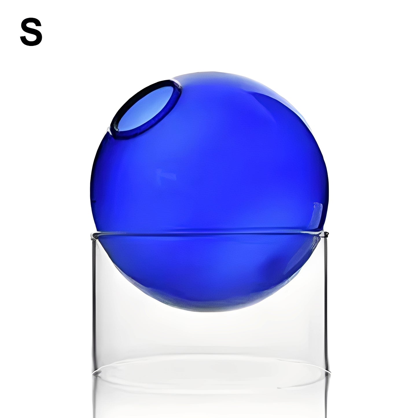 Amira – Bunte Glas Kugelvase Dekoration