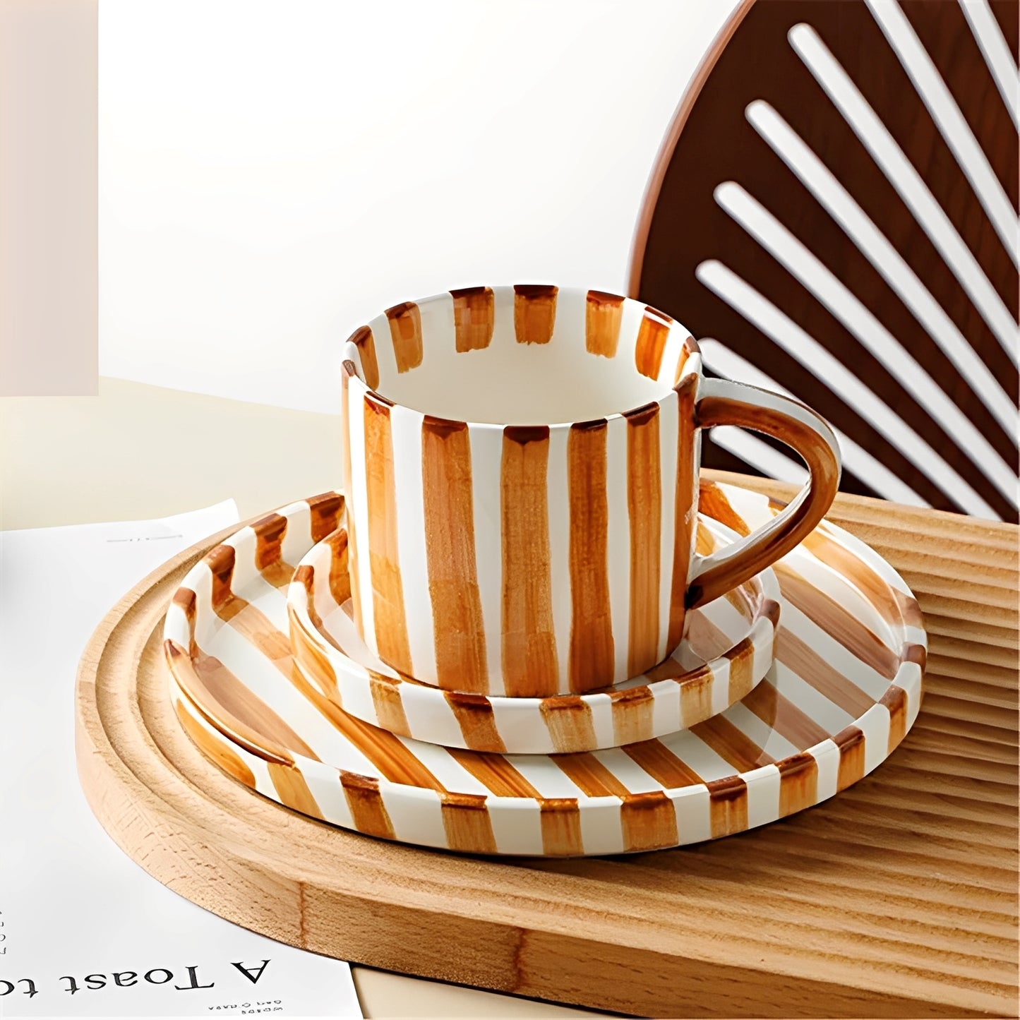 Elena – Vintage Keramik Kaffee-Tasse
