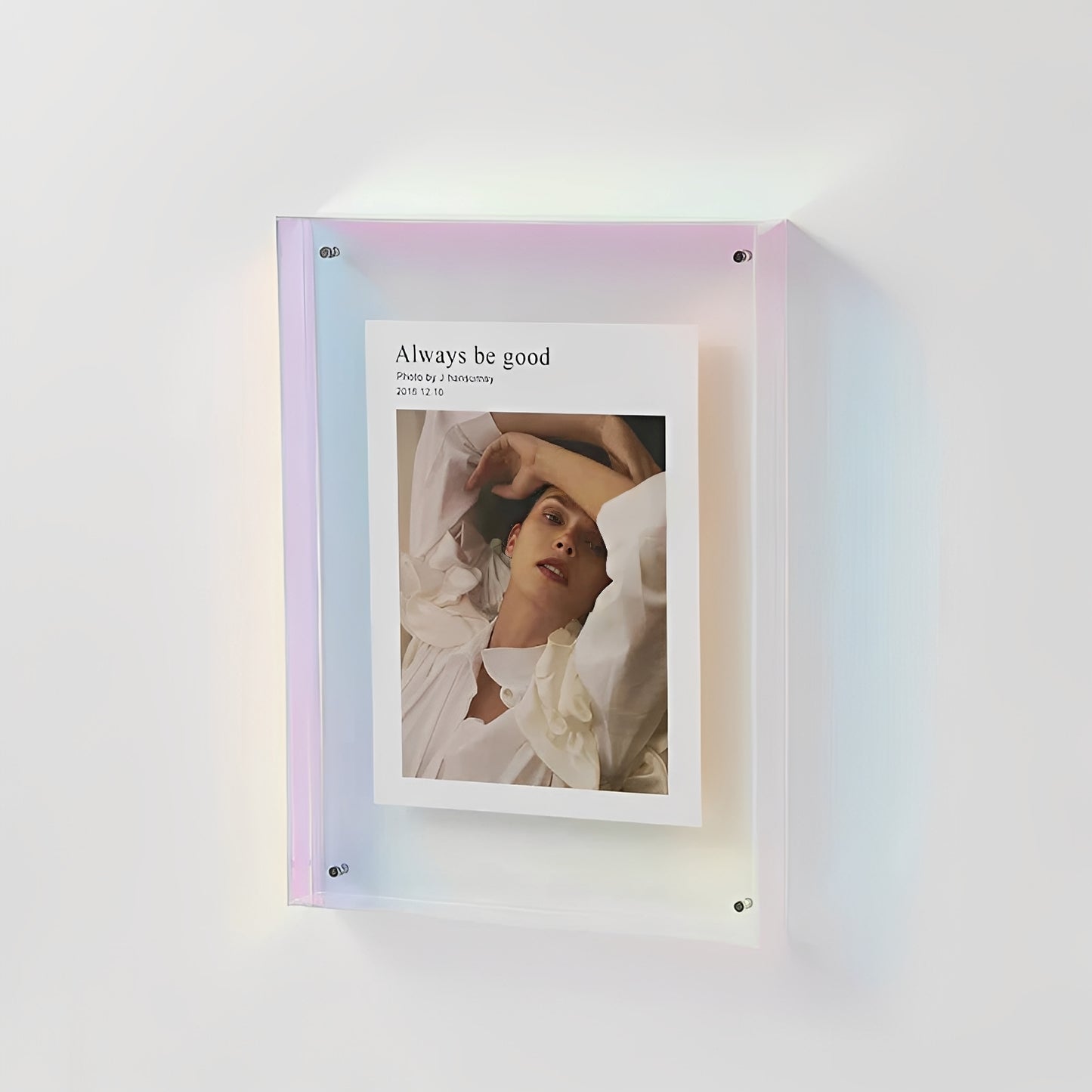 Clara – Transparenter DIY-Fotorahmen aus Acryl