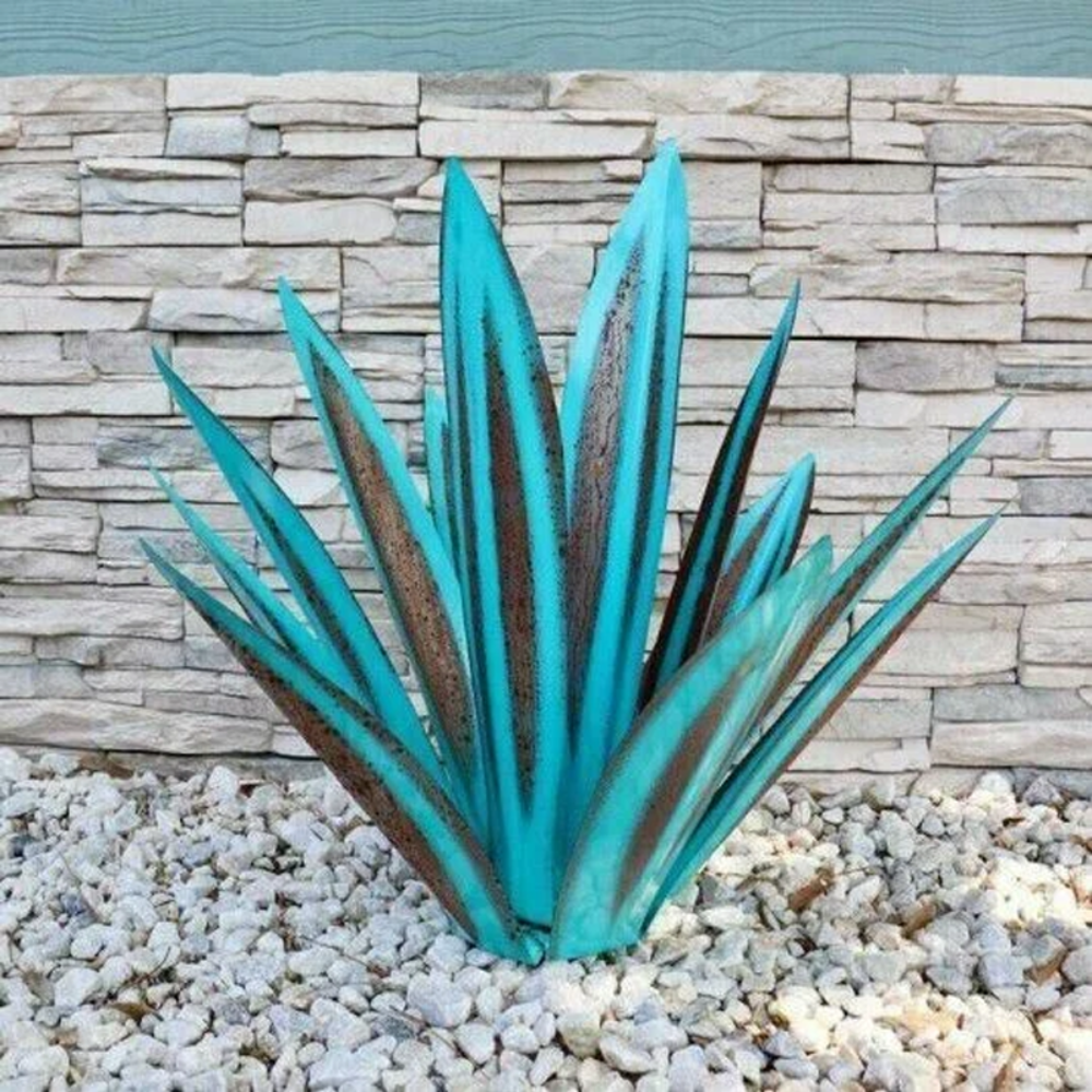 Marvida – Metall-Tequila Blattskulptur