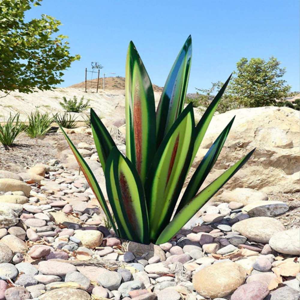 Marvida – Metall-Tequila Blattskulptur