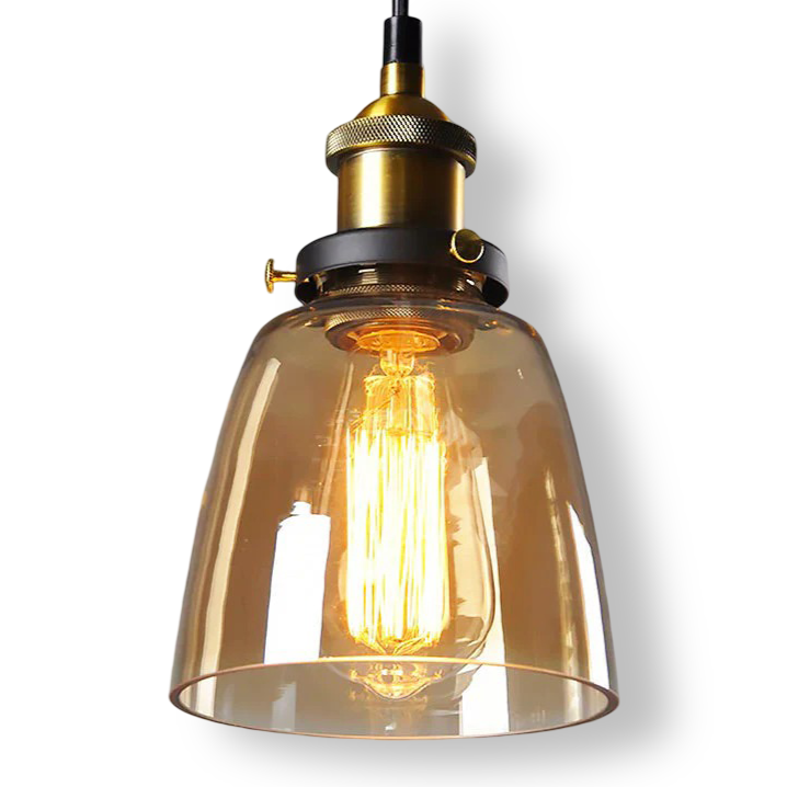 Norvella – Nordic Retro Glas-Pendelleuchte