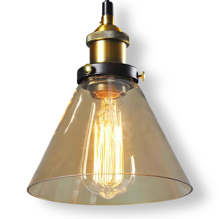 Norvella – Nordic Retro Glas-Pendelleuchte