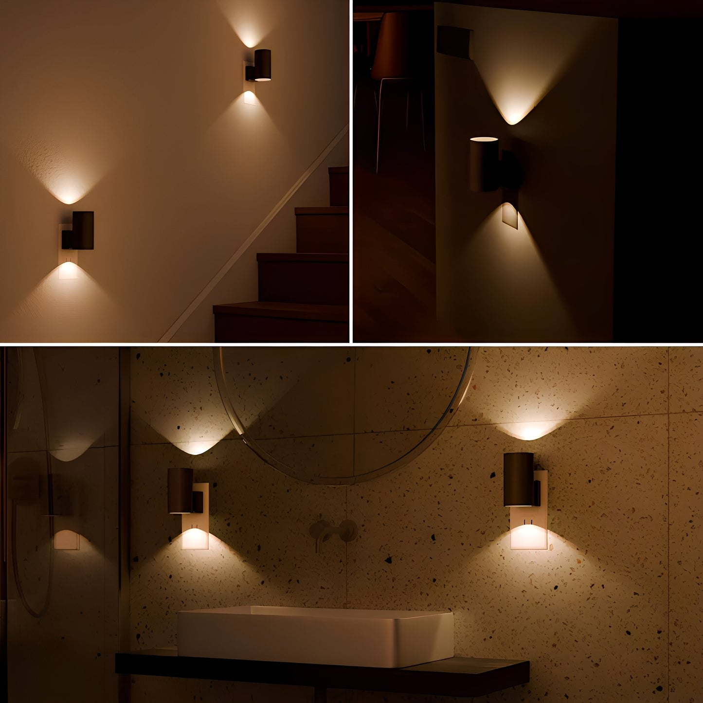LumiGlow – LED-Wandleuchte mit einstellbarer Helligkeit