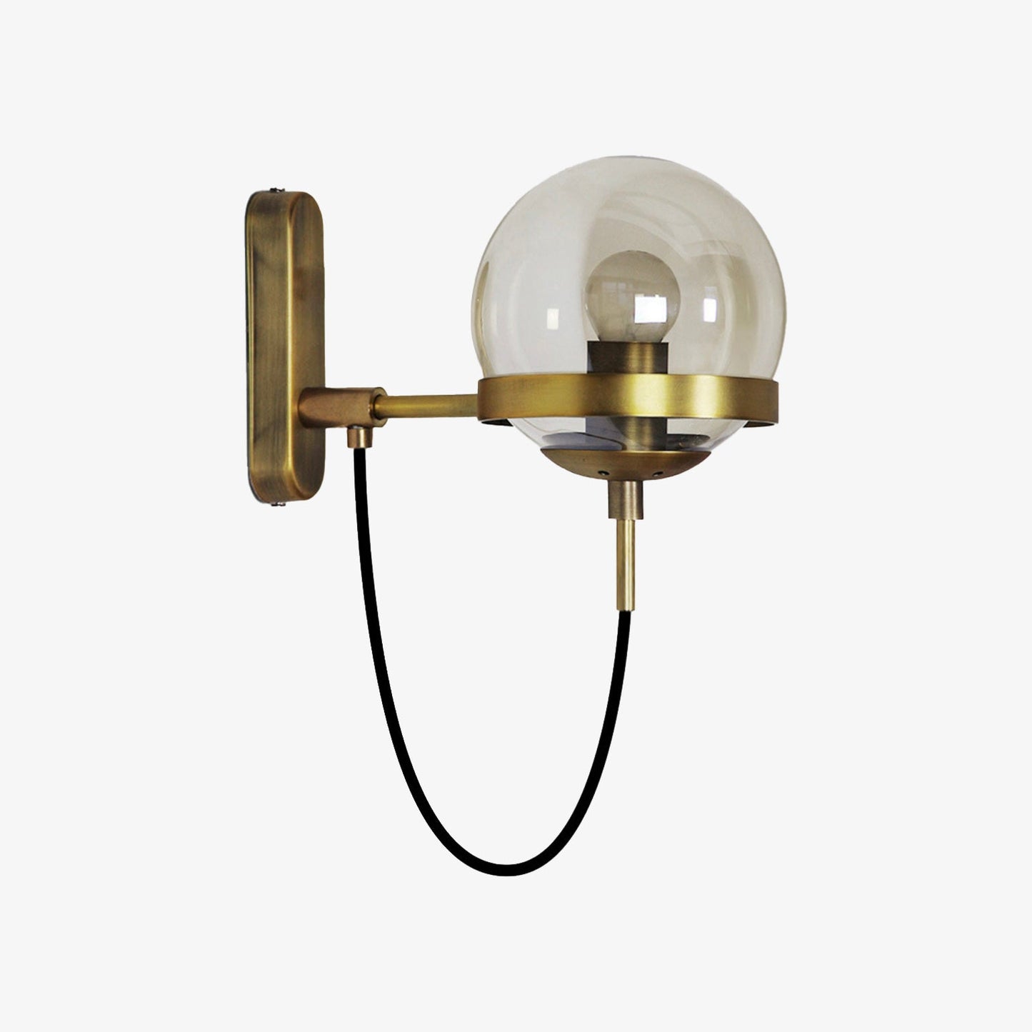 Oskar – Retro Glas Wandlampe