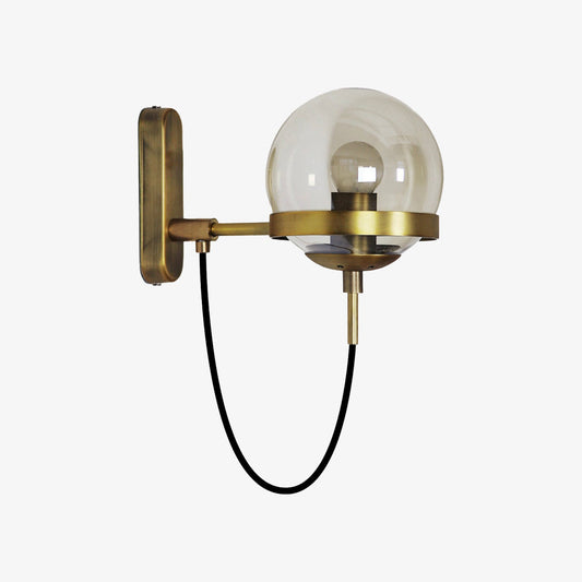 Oskar – Retro Glas Wandlampe