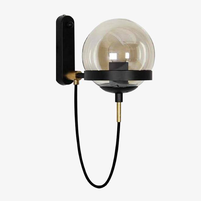 Oskar – Retro Glas Wandlampe