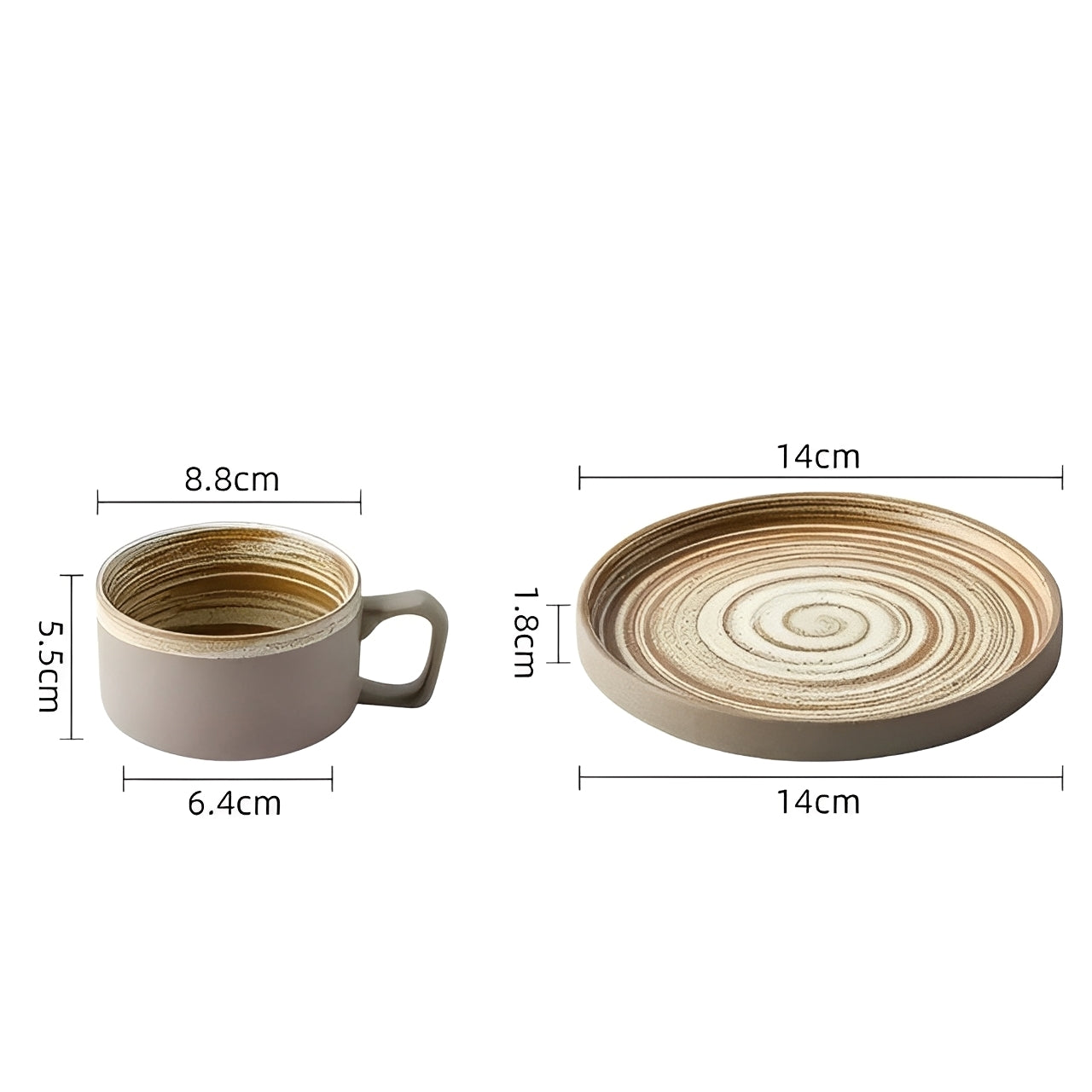 Felipe – Elegante Stoneware Kaffeetasse