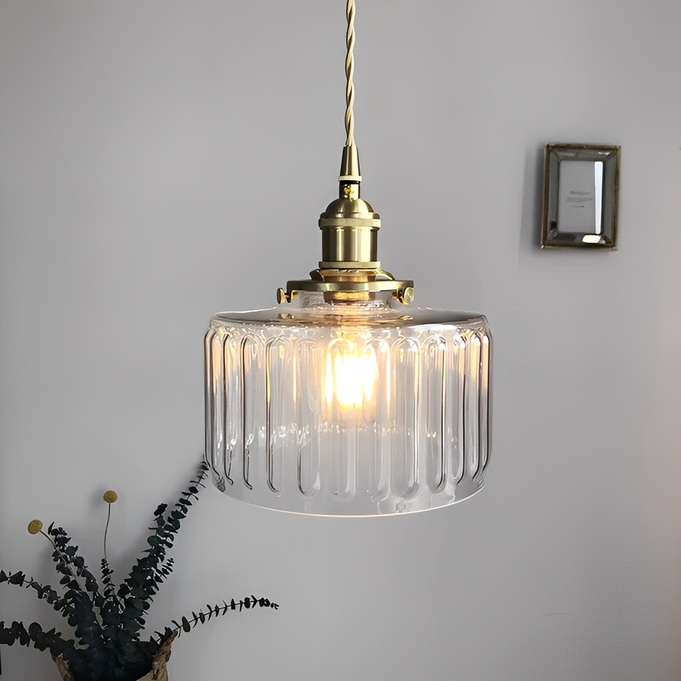 Danny – Nordische Retro Glas Pendelleuchte