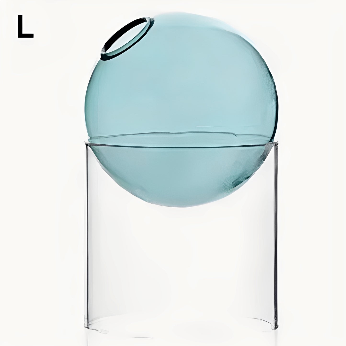 Amira – Bunte Glas Kugelvase Dekoration