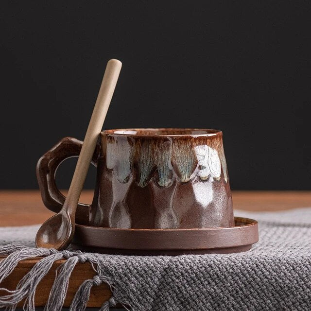 Theo – Retro Steinzeug Kaffee-Set