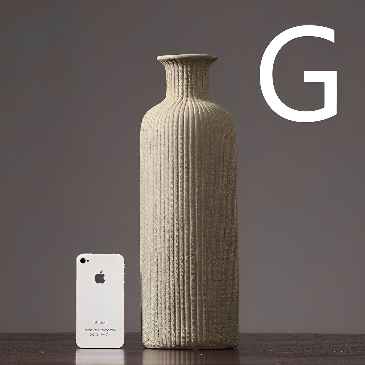 Etsu – Dekorative Keramik-Vase in verschiedenen Höhen