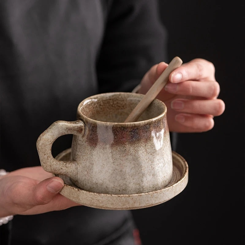 Theo – Retro Steinzeug Kaffee-Set
