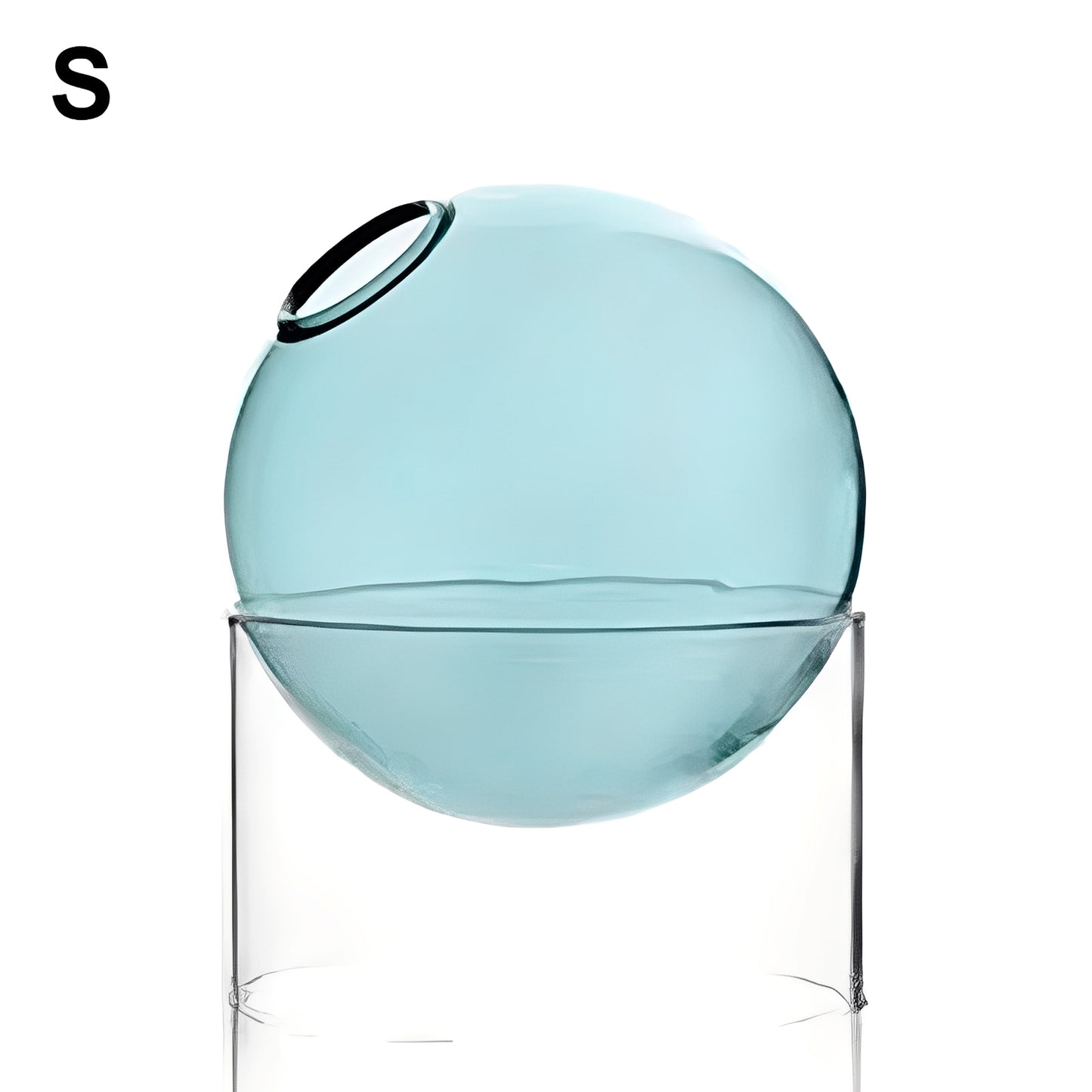 Amira – Bunte Glas Kugelvase Dekoration