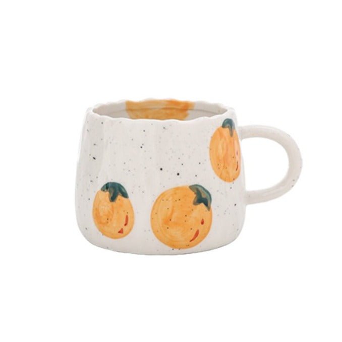 FruttiMug – Keramik-Kaffeebecher mit Fruchtmotiv