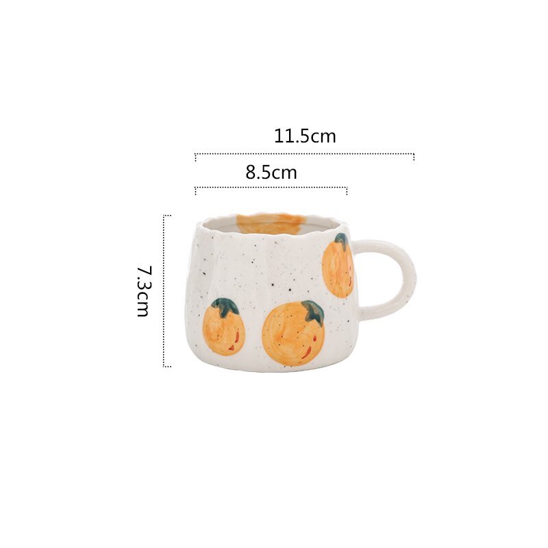FruttiMug – Keramik-Kaffeebecher mit Fruchtmotiv