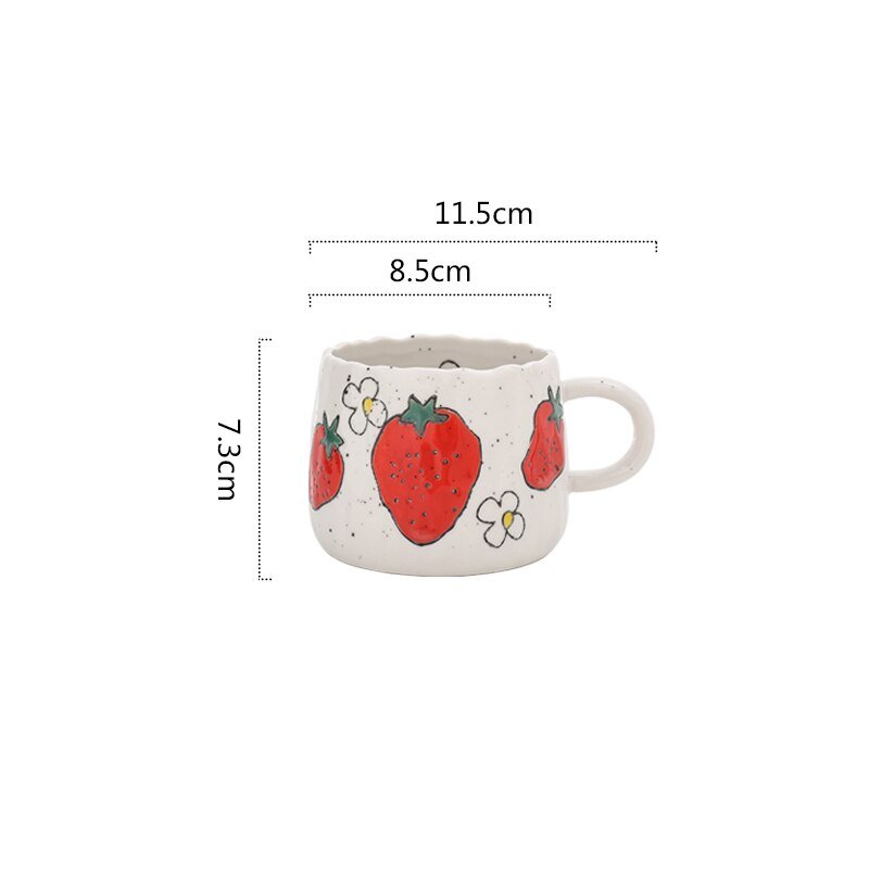 FruttiMug – Keramik-Kaffeebecher mit Fruchtmotiv