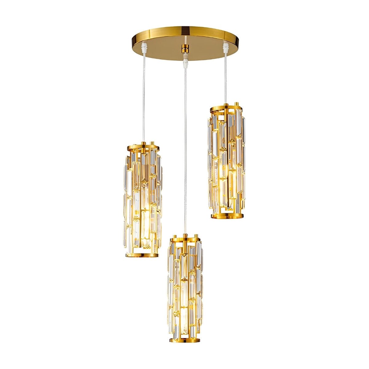 Seraphina – Kreative Eisen-Kristall-Glas Pendelleuchte