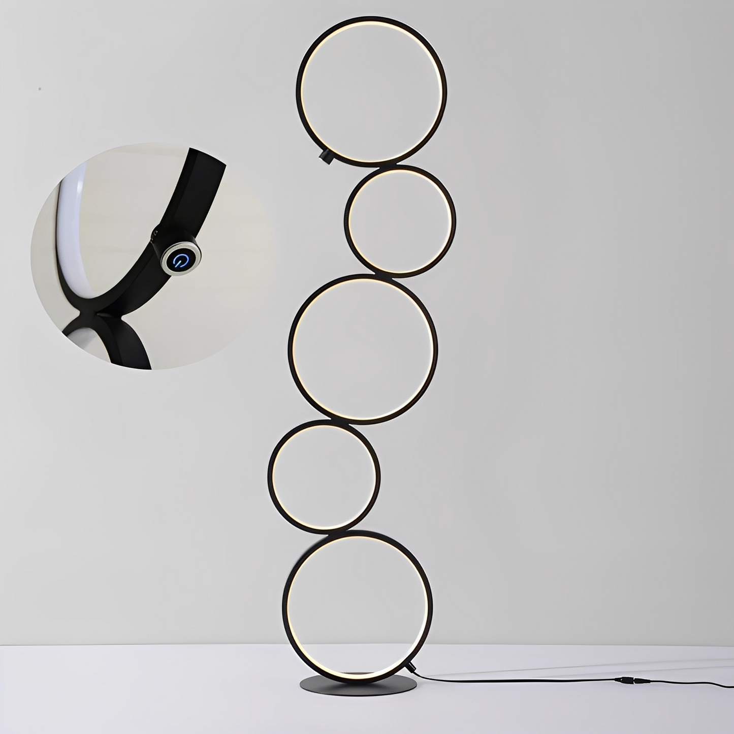 Marlin – Elegante LED Ring-Stehlampe