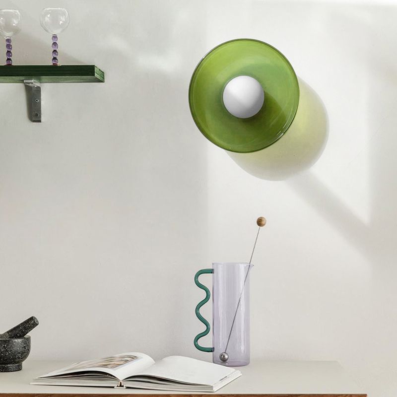 Camille – Französische Retro-Glas-Deckenleuchte