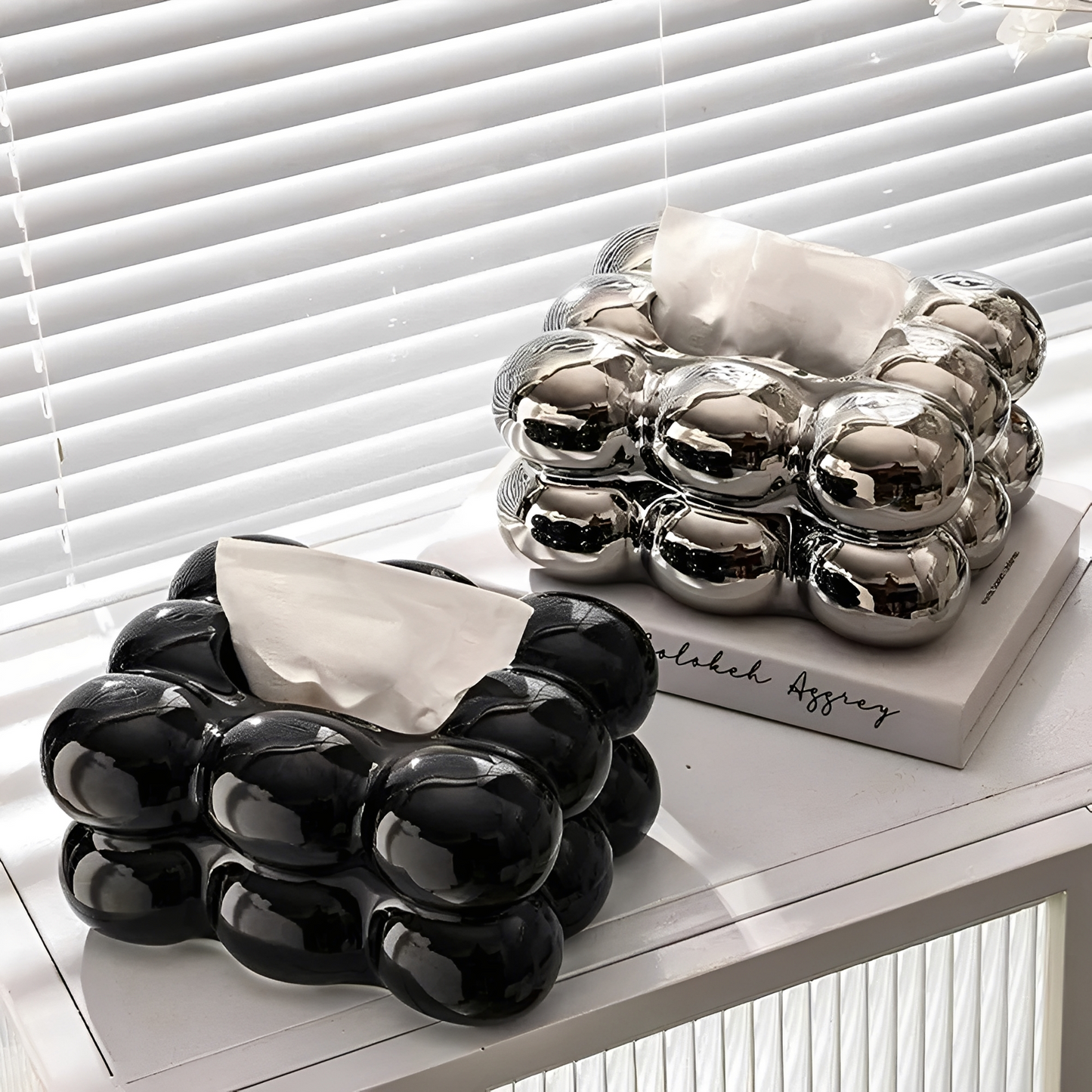 Reiko – Elegante Taschentuchbox aus Keramik