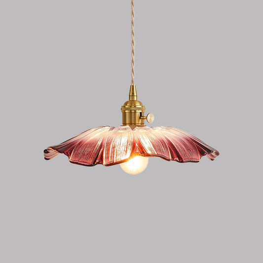 Karo – Vintage Retro Glas-Pendelleuchte
