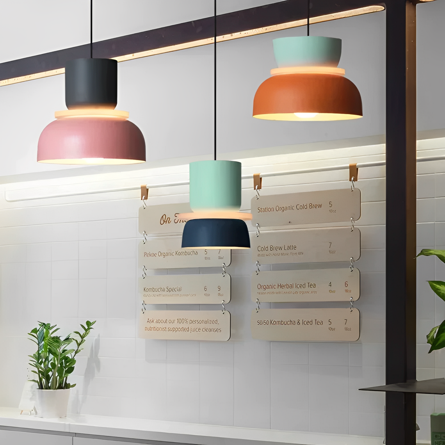 Sven – Schlichte Nordic Drachen Laterne Deckenlampe