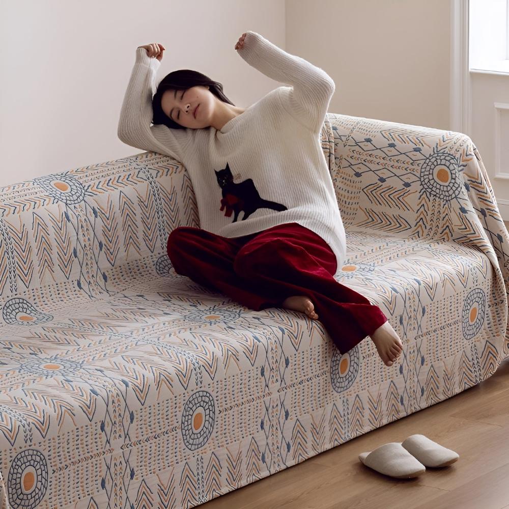 Akira – Japanische Sofa-Toweldecke