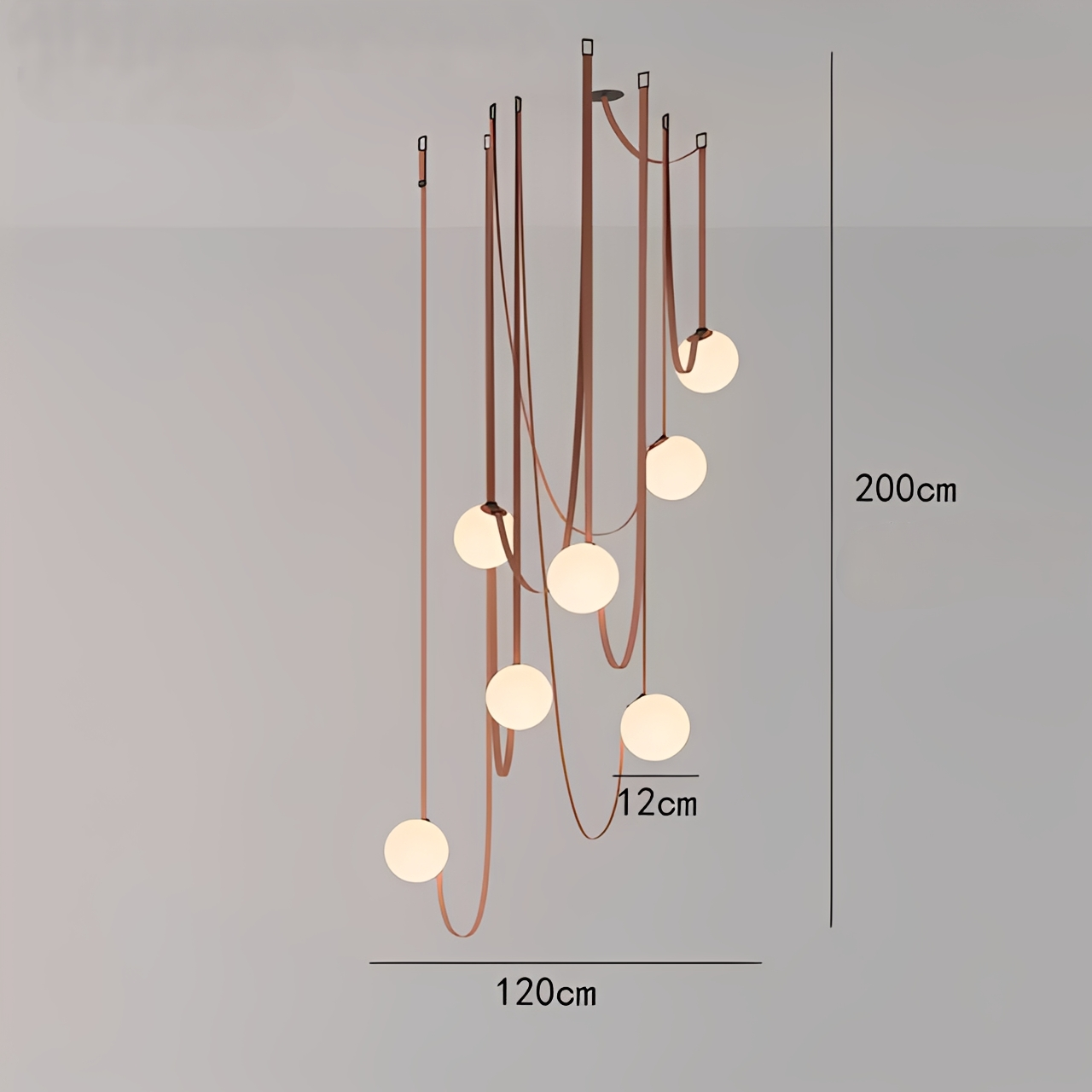 Jonas – Schlichte Duplex LED Hängeleuchte