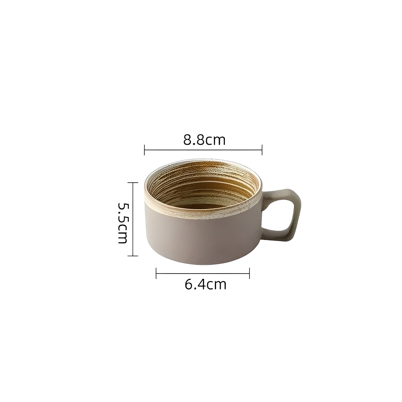 Felipe – Elegante Stoneware Kaffeetasse