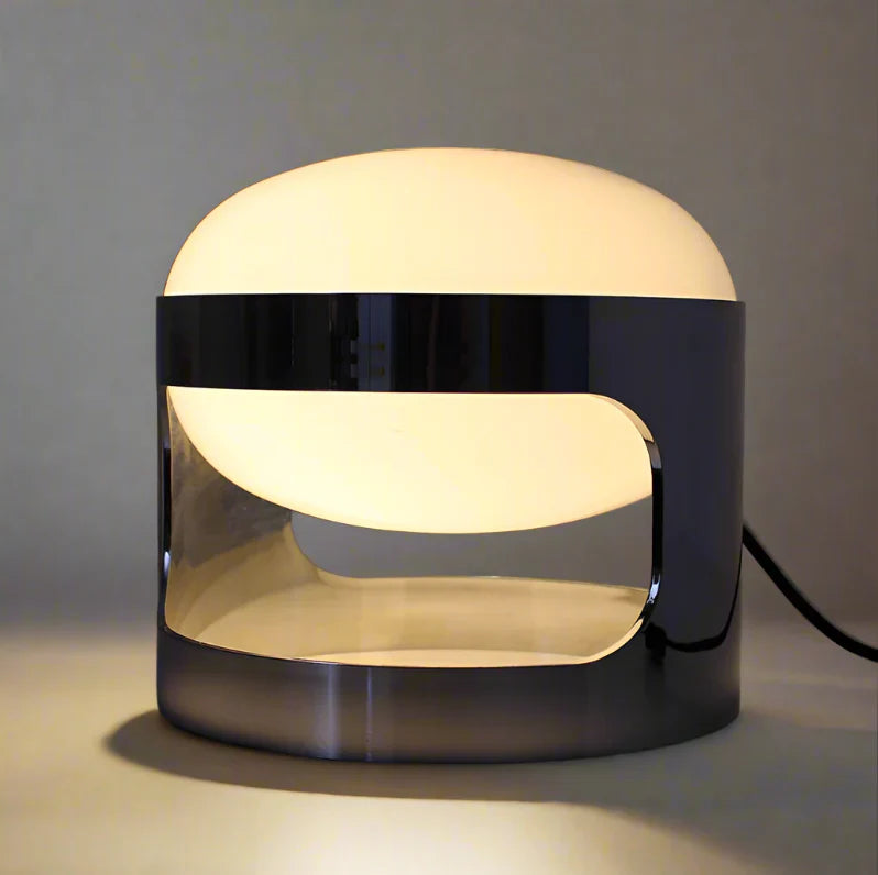 Lunor – Schlichte Light-Luxury Edelstahl-Tischleuchte