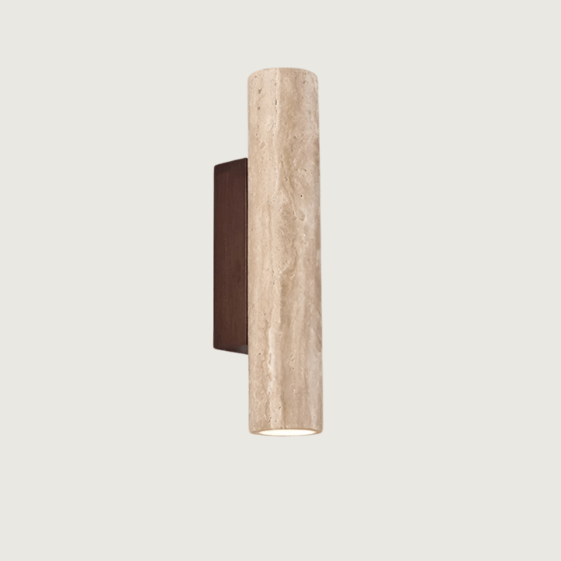 Adrian – Moderne Travertin-Wandlampe