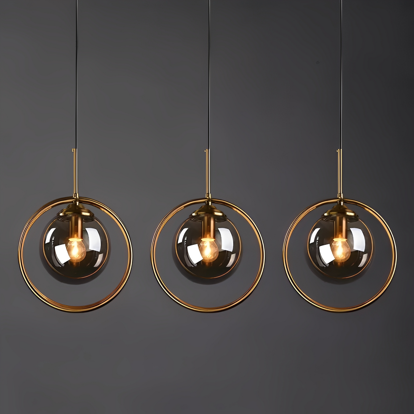 Elvara – Glas-Pendelleuchte mit Einzellicht