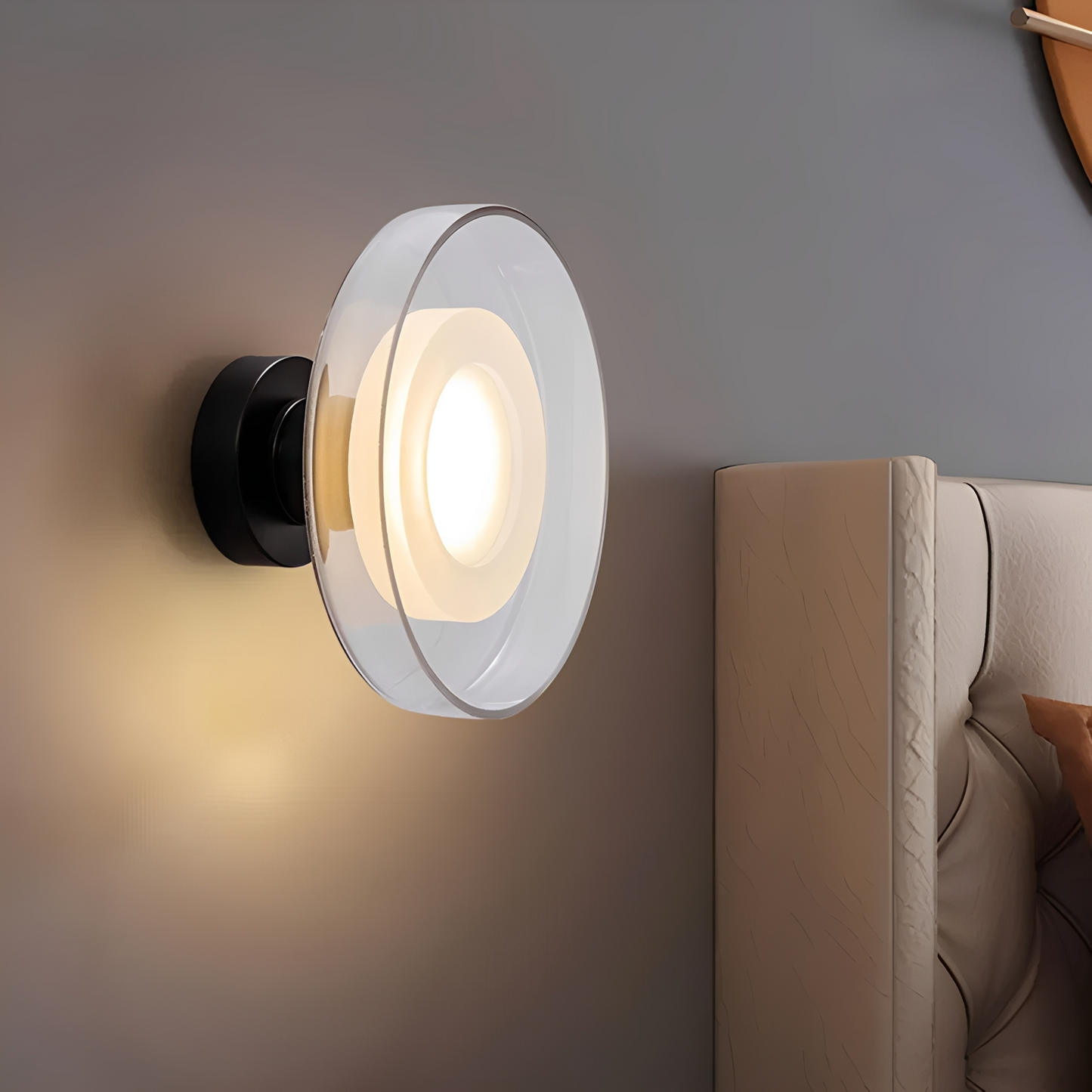 Shane – Nordic Minimalistische Glas LED Wandleuchte