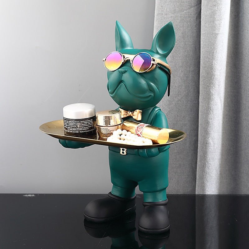 Hugo – Luxus Hundefigur als Schlüsselablage