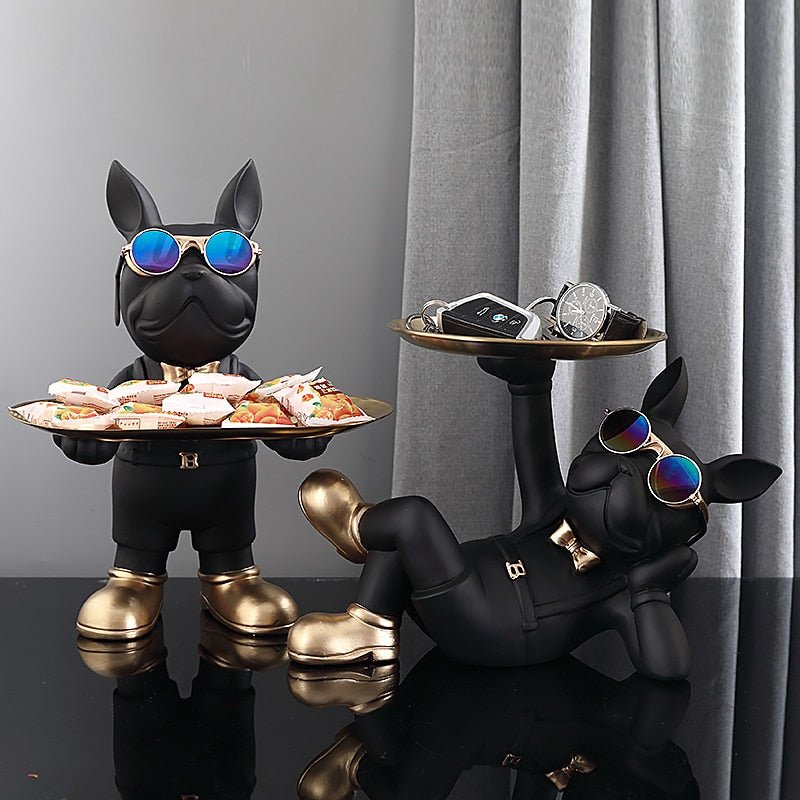 Hugo – Luxus Hundefigur als Schlüsselablage