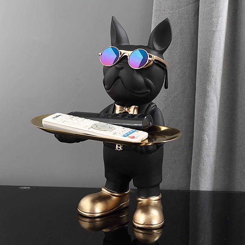 Hugo – Luxus Hundefigur als Schlüsselablage