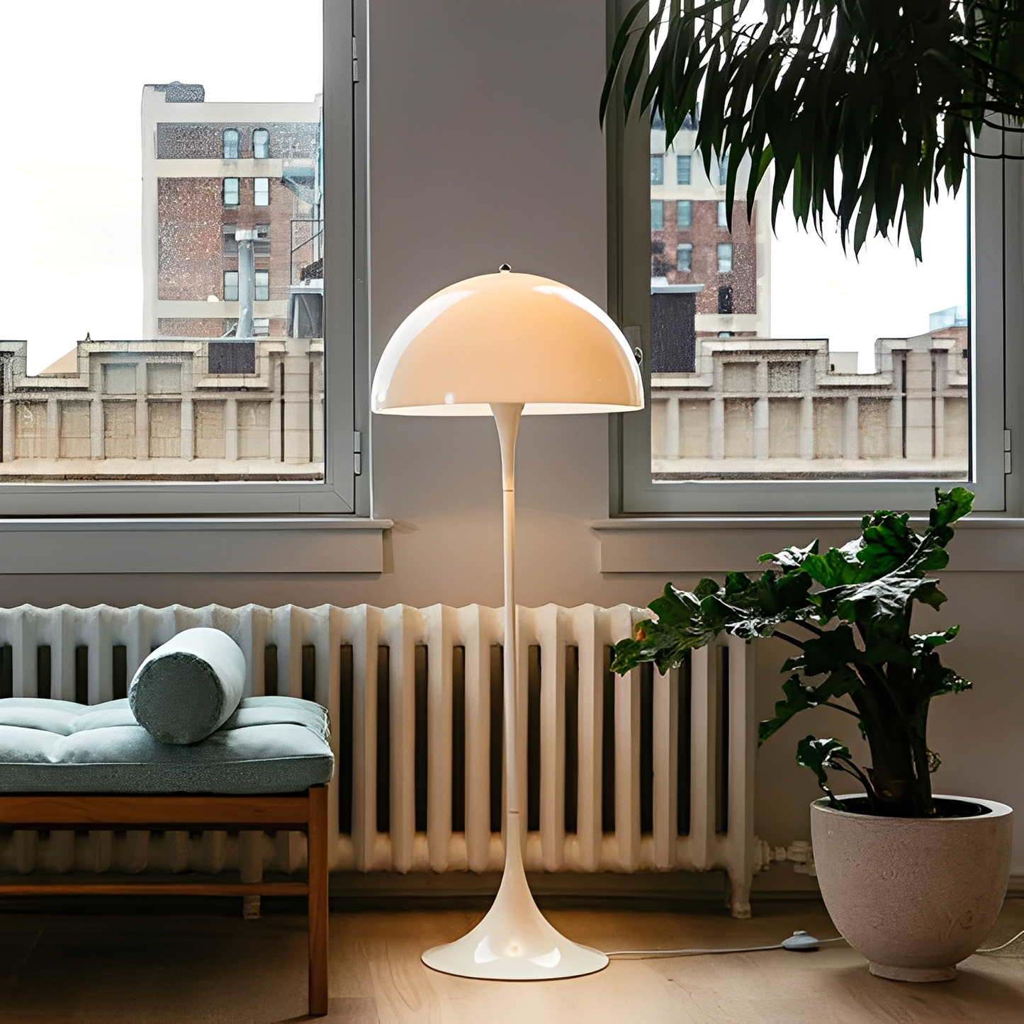 Cora – Nordische Pilz-Stehlampe