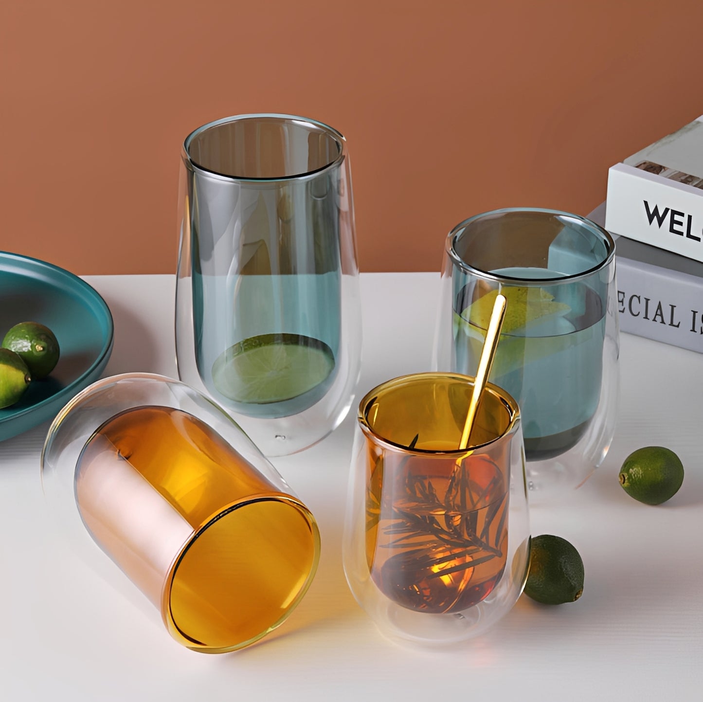 Lunor – Doppelwandige Glasbecher