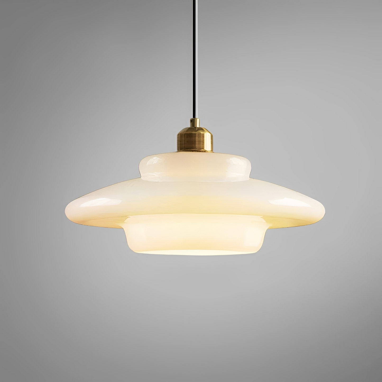 Hagen – Mid-Century Glas-Pendelleuchte